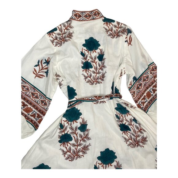 NWT Anthropologie Sue Sartor Flounce Shorty Dress-sz Medium Petite - Picture 7 of 12